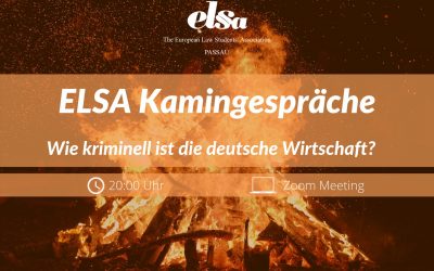 ELSA-Kamingespräche: Wie kriminell ist die deutsche Wirtschaft?